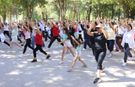 Eskişehir'de kadınlar bu yaz mevsimi parklarda spor yaparak geçirdi