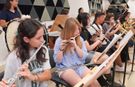 Eskişehir'de çocuklar yaz tatilinde de müzik eğitimleri alıyor