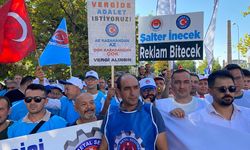 Eskişehir’de yüzlerce işçi eylem yaptı; "Az kazanandan az vergi alınmalı"