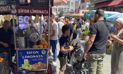 Eskişehir'de yoğun ilgi gören sifon limonata da zamlardan etkilendi!