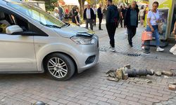 Eskişehir'de Hamamyolu Caddesi'ne tuhaf kaza!