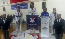 Nida Nur Çene taekwondoda Eskişehir birincisi oldu