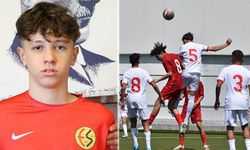 Eskişehirspor'un 14 yaşındaki yetenekli oyuncusu milli takımda boy gösterdi