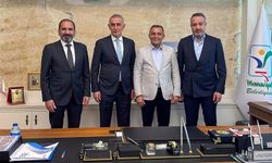 TFF Başkanı İbrahim Hacıosmanoğlu'ndan Manavgat Belediye Başkanı Niyazi Nefi Kara'ya ziyaret