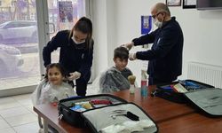 Eskişehir'de öğrencilere ücretsiz saç kesimi hizmeti sunuluyor