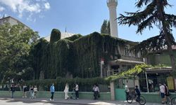 Eskişehir'de bulunan bu cami yemyeşil görüntüsü ile dikkat çekiyor