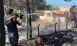 Eskişehir Büyükşehir Belediyesi'nden Dardanos'taki yangın için destek