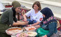 Sivrihisar'un mutfak kültürünü canlı yayında Türkiye'ye tanıttılar