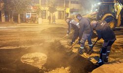 Eskişehir'de gece çalışmaları sürüyor; Vatan Caddesi'nde başarılı bir çalışma yapıldı