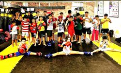 Eskişehir’de kickboks sporuna çocuklardan yoğun ilgi