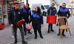 Odunpazarı Belediyesi zabıta ekipleri kaldırım işgalina geçit vermiyor
