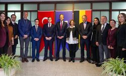 Belçika Büyükelçisi Hendrik Van De Velde'den Ayşe Ünlüce'ye ziyaret