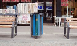 Eskişehir'de bulunan çöp kovaları çok farklı bir şekilde üretiliyor