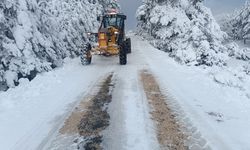 Eskişehir’de karla mücadele sürüyor: Ekipler 4 ilçede 7/24 görevde