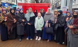 Saadet Partisi Eskişehir İl Kadın Kolları imza kampanyası başlattı