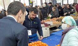 Çağlar Ölce Yenikent’te vatandaşları dinledi; "1000 lira ile pazar çantası dolmuyor"