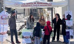 Eskişehir’de Ramazan ayında kurulan sağlık standında dikkat çeken çalışmalar