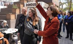 Eskişehir Büyükşehir Belediye Başkanı Ayşe Ünlüce'ye Hamamyolu'nda yoğun ilgi