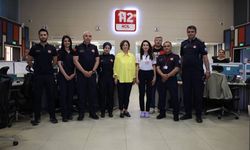 Ayşe Ünlüce 112 Acil Çarı Merkezi çalışanlarının bayramını kutladı