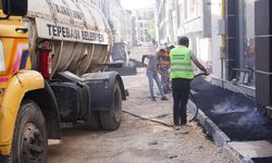 Eskişehir'de kaldırım ve tretuvar çalışmaları devam ediyor