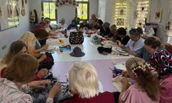 Eskişehir'de keçe kursiyerlerinden LÖSEV’e destek