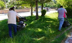 Eskişehir'de park ve yeşil alanlarda bakım çalışmaları devam ediyor