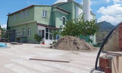 Mihalgazi'de Merkez Cami avlusu yenileniyor