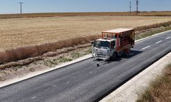 Eskişehir'de trafik işaretleme çalışmaları devam ediyor