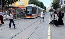Eskişehir'de tramvay kazası nedeniyle seferler durdu