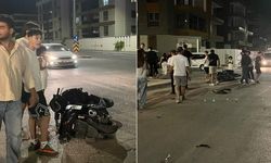 Eskişehir’de motosiklet ile otomobil çarpıştı