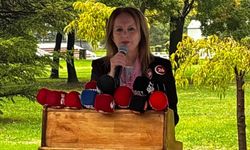 Sevinç Uluçeşme Eskişehir'de gaziler için açılan yeni yerleşkenin açılışında konuştu