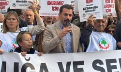 Talat Yalaz Eskişehir’deki emekli yürüyüşünde konuştu