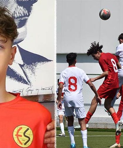 Eskişehirspor'un 14 yaşındaki yetenekli oyuncusu milli takımda boy gösterdi