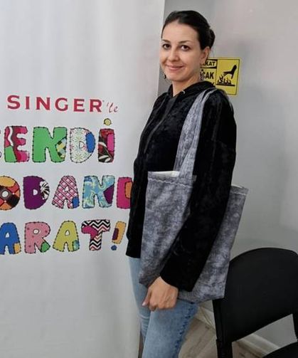 Eskişehir'de kadınlar kendi el emekleriyle çanta üretti