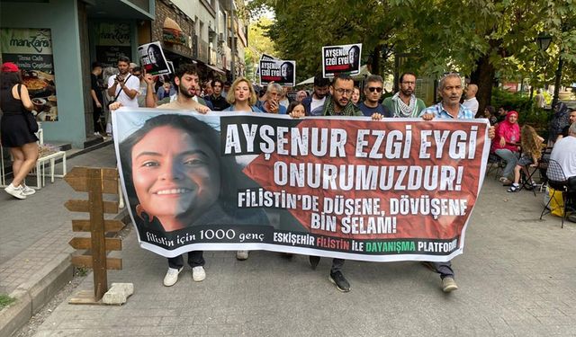 Eskişehir Filistin ile Dayanışma Platformu: "11 aydır o vanalar uçaklara yakıt taşımaya devam ediyor"