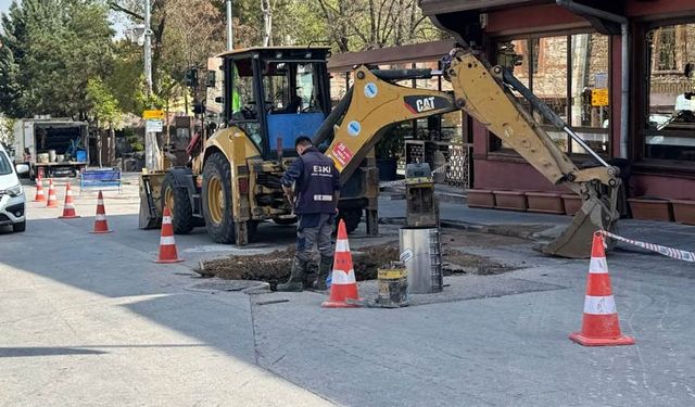 Eskişehir'de beklenmedik arıza; Tarihi bölgede büyük sıkıntı yaşanabilirdi