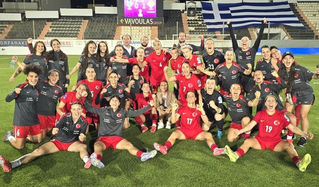 Yunanistan'da zafer: A Milli Kadın Futbol Takımı umutlarını Ekim’e taşıdı