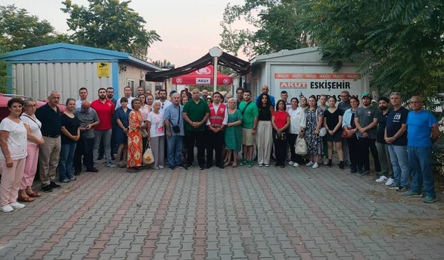 Odunpazarı Kent Konseyi'nden Akut ekibine taziye ziyareti