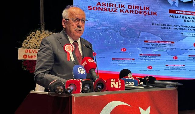 Mustafa Kalaycı Eskişehir'de konuştu; "Hukukun üstünlüğünü ve adaleti her alanda tesis etmek zorundayız"