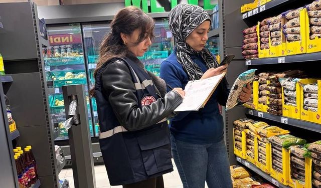 Asgari ücret zammı sonrasında zincir marketlerde fiyatlar kontrol edildi