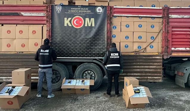 Eskişehir’de kaçak sigara ile mücadele devam ediyor