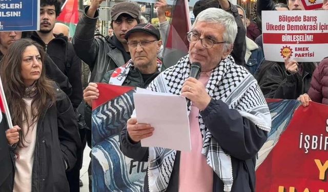 Eskişehir’de düzenlenen yürüyüşte İsrail’in idam yasası protesto edildi