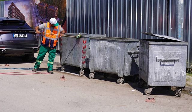 Eskişehir'de 10 bin çöp konteyneri temizleniyor
