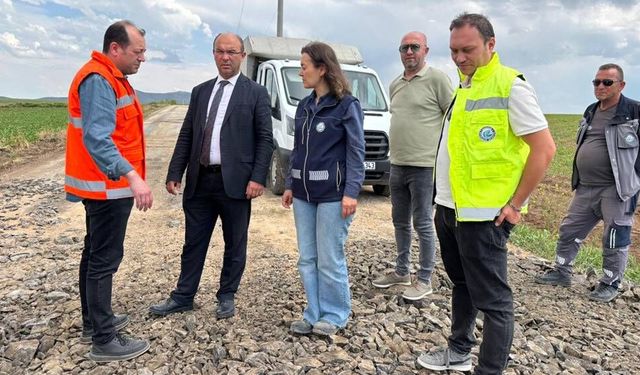 Eskişehir'de 9 kilometrelik yolda bakım ve güçlendirme çalışması başladı