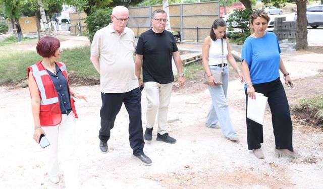 Eskişehir halkı bu parkı bekliyor; Kazım Kurt çalışmaları inceledi