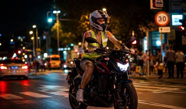 Eskişehir'de gece saatlerinde motosiklet süren sürücülere önemli uyarı