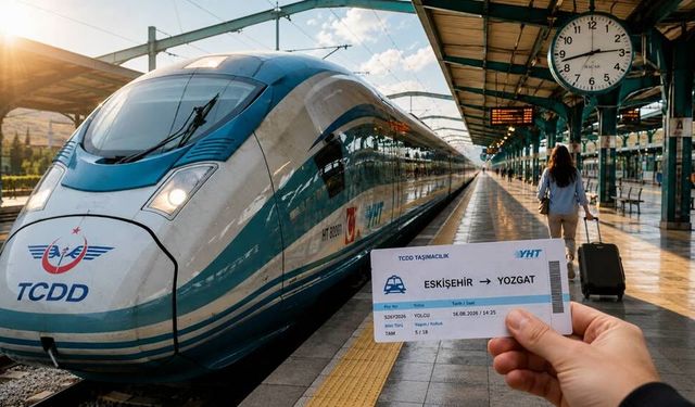 Hızlı tren bilet fiyatlarına geldi; Eskişehir'den 8 farklı şehre gidebilirsiniz