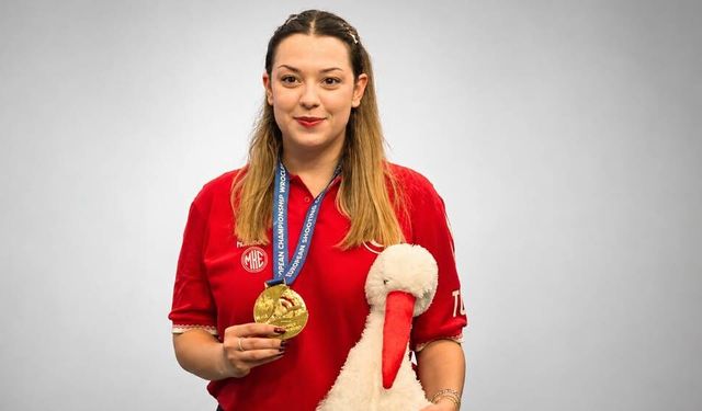 Milli sporcu İlayda Nur Çürük Avrupa şampiyonu oldu