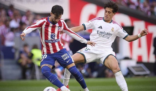 Atletico Madrid derbide Real Madrid'i mağlup etti, Arda Güler yine tartışma konusu oldu