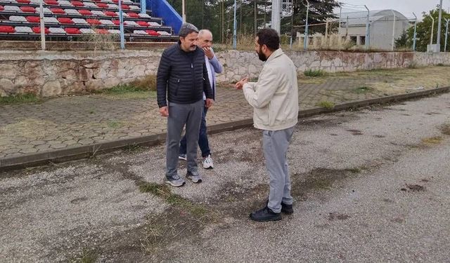 Eskişehir'de Necdet Yıldırım Spor Sahası yenileniyor: Çalışmalar sürüyor